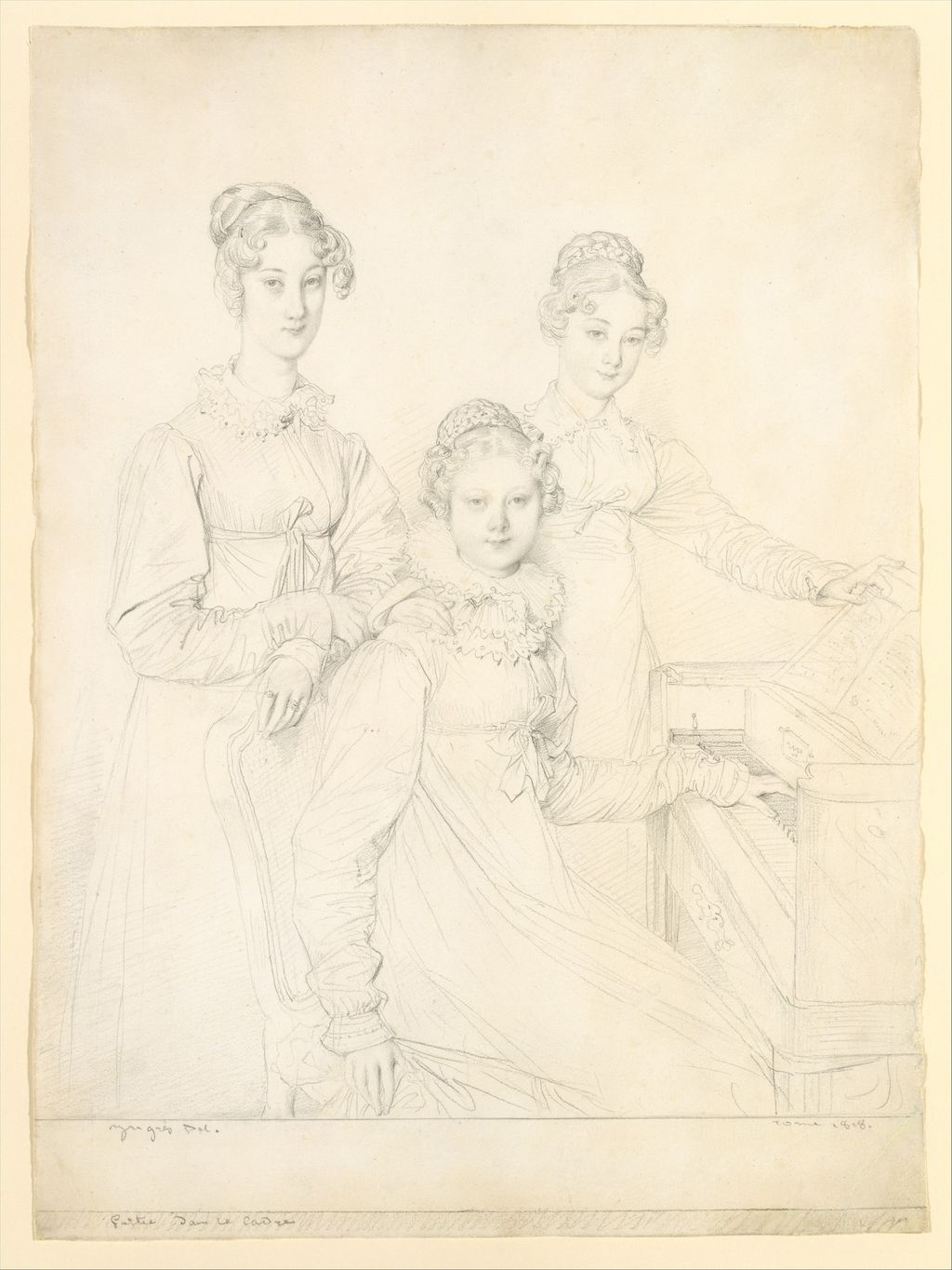 Ingres, The Kaunitz Sisters, 1818.